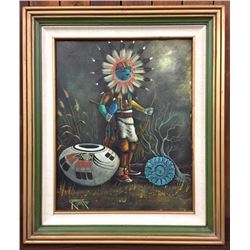 Robert Yellowhair Original Oil Painting
