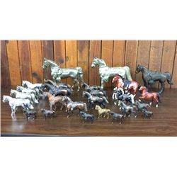 Group of Over 25 Miscellaneous Toy Horses