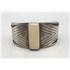Image 1 : Sterling Silver Bracelet with Ivory Setting