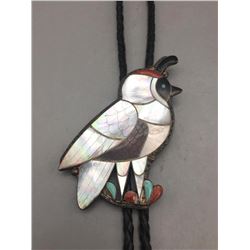 Zuni Inlay Bolo by Porfilio Shekya