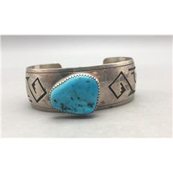 Turquoise and Sterling Silver Bracelet