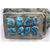 Image 1 : Vintage Eight Stone Turquoise Buckle