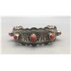 Image 1 : Five Stone Coral Bracelet by Ted Secatero