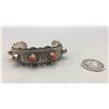 Image 2 : Five Stone Coral Bracelet by Ted Secatero