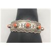 Image 8 : Five Stone Coral Bracelet by Ted Secatero