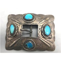 Older 4-Stone Belt Buckle