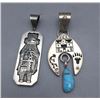 Image 1 : Two Navajo Hollowware Pendants