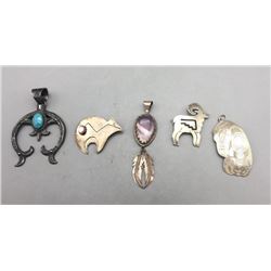 Group of Pendants and Pins