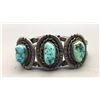 Image 1 : Vintage Three Stone Turquoise Bracelet