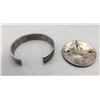 Image 7 : Vintage Chip Inlay Bracelet and Pin