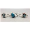 Image 1 : Three Turquoise Stone Vintage Bracelets