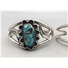 Image 4 : Three Turquoise Stone Vintage Bracelets