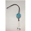 Image 2 : Turquoise Cluster Bolo Tie