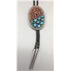 Image 1 : Coral and Turquoise Cluster Bolo