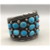 Image 2 : Turquoise and Coral CLuster Bracelet