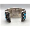 Image 3 : Turquoise and Coral CLuster Bracelet