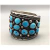 Image 5 : Turquoise and Coral CLuster Bracelet