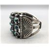 Image 6 : Three Row Turquoise Cluster Bracelet