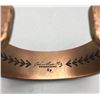 Image 5 : Heavy Sterling Silver and Copper Bracelet by Nez