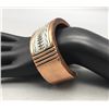 Image 9 : Heavy Sterling Silver and Copper Bracelet by Nez
