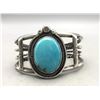 Image 1 : Vintage Turquoise and Sterling Silver Bracelet