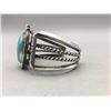 Image 5 : Vintage Turquoise and Sterling Silver Bracelet