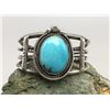 Image 9 : Vintage Turquoise and Sterling Silver Bracelet
