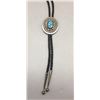 Image 2 : Nice Turquoise and Sterling Silver Bolo Tie