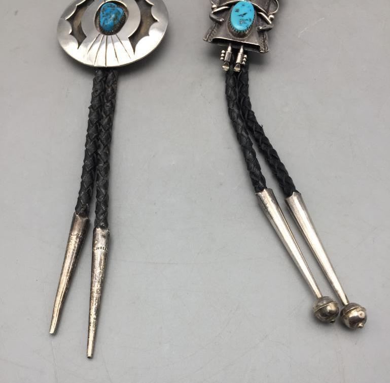 Two Vintage Bolo Ties