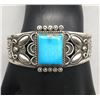 Image 9 : Nice Sterling Silver and Turquoise Bracelet