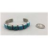 Image 10 : 7-Stone Turquoise Bracelet by Kirk Smith