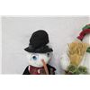 Image 2 : Qty 2 Holiday Plush Snowmen 26" Height