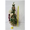 Image 8 : Tall Christmas Tree w/ Climbing Teddy Bear (over 40" Tall)