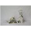 Image 2 : Bethany Lowe Designs Decorated House Figurines & Lighted Holiday Church