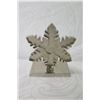 Image 8 : Qty 3 Neiman Marcus Stocking Hooks - Intricate Snowflakes 6" Height