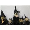 Image 8 : Halloween Decor: 6 Witches, Jack-O-Lanterns, Spiders, etc 11"-25" Tall