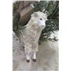 Image 15 : Furry Polar Bear w/ 2 Saddle Bags with Toys, Animals & Pine 13" Ht.