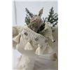 Image 8 : Furry Polar Bear w/ 2 Saddle Bags with Toys, Animals & Pine 13" Ht.