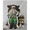 Image 1 : Thomas Kinkade St. Nicholas Collection 'Santa Reads the Mail' #3408A