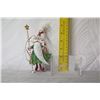 Image 8 : Santa Figurine w/ Striped Pole & Maker's Mark PB 10 - 7" Tall