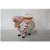 Image 2 : Pig w/ Outfit, Glasses & Maker's Mark PB* - 4" Tall
