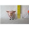Image 8 : Pig w/ Outfit, Glasses & Maker's Mark PB* - 4" Tall