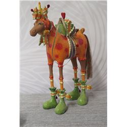Camel w/ Saddle, Gifts & Maker's Mark PB* - 7" Tall