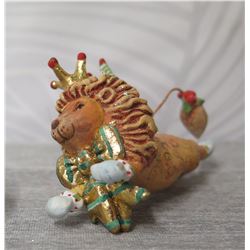 Lion w/ Crown, Cape & Maker's Mark PB* - 2.5" Height