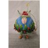 Image 2 : Round Holiday Elf Ornament w/ Peace on Earth & Maker's Mark PB* - 6" Height