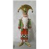 Image 1 : Santa Figurine w/ Beard, Crown & Maker's Mark PB* - 7" Tall