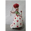 Image 3 : Queen of Hearts Figurine w/ Crown, Scepter & Maker's Mark PB* - 6.5" Tall