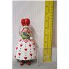 Image 9 : Queen of Hearts Figurine w/ Crown, Scepter & Maker's Mark PB* - 6.5" Tall