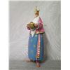 Image 2 : King Figurine w/ Crown, Offering & Maker's Mark PB 09 - 10" Tall