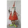 Image 1 : Santa Figurine w/ Beard, Tree & Maker's Mark - 12" Tall